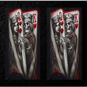 Resim Araç Kapı Direği Kaplama Folyo Uv Baskılı 2'li Set - 50x24 Mf046 