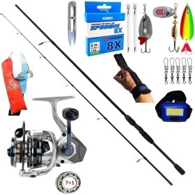 Resim Oslo Okuma Safyre 4000 240CM 20-40GR Remixon Double Black Turna Spin Olta Takımı Seti 