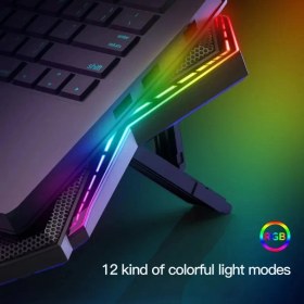 Resim Hpy Pazar Coolcold Rgb Gaming Laptop Soğutucu - Altı Fanlı, 12-17" 