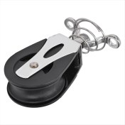 Resim Poieerf Sheave Block Başlığı 316 Paslanmaz Çelik Naylon Kasnak Fitness Ekipmanları ve Deniz Çetesi (Yurt Dışından) 