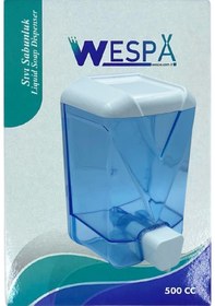 Resim Wespa Plastik Şeffaf Sıvı Sabun Dispenseri 500 ml. x 5 Adet 
