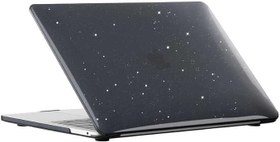 Resim Kilifplus Apple Macbook 14.2 2021 ile Uyumlu Koruyucu Alt ve Üst Kapak TPU Sert Simli Renkli - Siyah 