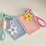 Resim 1 adet Erkekler İçin Casual Tarz Plastik Kart Tutucu ile Lanyard - Günlük Kullanım, Seyahat ve Ofis için Uygundur - Sevgililer Günü, Öğretmenler Günü, Okula Dönüş, Mezuniyet, Noel için İdeal 