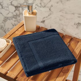 Resim Nuvomon Frame Ayak Havlusu - Lacivert - 50x70 cm 