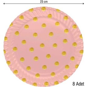 Resim Roll Up Karton Tabak Pastel Düşler Somon 