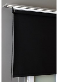 Resim Mat Siyah Kumaş Kaliteli Kalın Güneşlik Stor Perde 