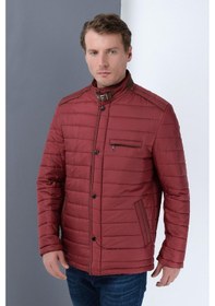 Resim M8610 Dewberry Slım Fıt Mont-düz Bordo Düz Bordo 