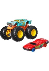 Resim Hot Wheels Monster Trucks ve Araba Seti 1:64 Arabalar Rodger Dodger GRH81-HWN37 
