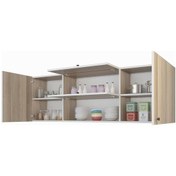 Resim Kenzlife hazır mutfak lucida crd 060*150*32 mutfak banyo dolabı kapaklı raflı 