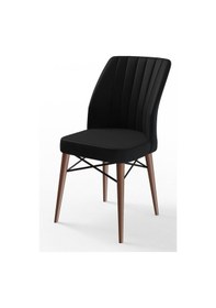 Resim Canisa Concept Flex Serisi , 1.sınıf Sandalye , Siyah Sandalye , Ceviz Gürgen Ayaklı Sandalye Siyah Ayaklar Ceviz 