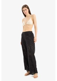Resim Defacto Regular Fit Brode Plaj Pantolonu-fall İn Love E4711ax25smbk27 Siyah 