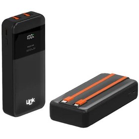 Resim Linktech Lc23 20000 Mah 22.5w Led Ekranlı Süper Hızlı Kablolu Powerbank Siyah 