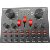 Resim Sagrado V8S Mikrofon USB Şarj Edilebilir Dsp Harici Mikser (Yurt Dışından) 