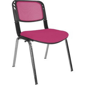 Resim Gizmo Form Fileli Ofis Bekleme Misafir Koltuğu Mk1000 Pembe 