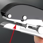 Resim 1 adet Ağır Hizmet Tipi Metal El Delme Testeresi, Düz ve Açılı Kenarlı Ahşap İşleme Pense, Pürüzsüz Tutma Sapı, Hassas Delme için Dayanıklı Yapı 