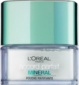 Resim L'oreal Paris Minerals Mattifying Powder Matlaştırıcı Transparan Mineral Pudra Beyaz 