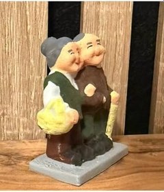 Resim Sevgililer Günü Romantik Işıklı Sokak Lambalı Biblo, Çift Figür, Çok Renkli 