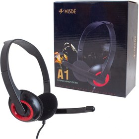 Resim shopwave MAGICVOICE A1 3.5 MM AUX GİRİŞLİ KULAKÜSTÜ MİKROFONLU KULAKLIK (5047) 