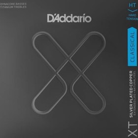 Resim D'Addario XTC46TT XT Serisi Klasik Gitar Tel Seti (Hard Tension - Titanyum) 