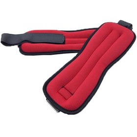Resim Neopren Kumaş El Ayak Ağırlığı 0.5 Kg Kırmızı 