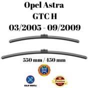 Resim Opel Astra Gtc H 2005 2006 2007 2008 2009 Uyumlu Ön Cam Silecek Süpürgesi Takımı 550/450mm Silbak 