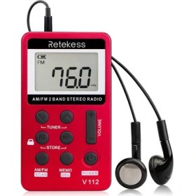 Resim Sanlindou Taşınabilir Am / Fm Stereo Radyo Cep LCD Ekran Ekran 2 Bant Dijital Tuning Radyo W / Kulaklık Şarj Edilebilir Pil | Stereo Radyo | Fm Stereo Radioam Fm Stereo Radyo (Yurt Dışından) 