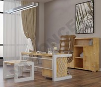 Resim Ntconcept Wenox Çalışma Odası Takımı Ahşap 85 x 220 cm Açık Ceviz 