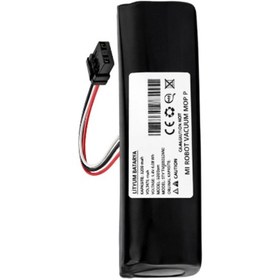 Resim Xiaomi Mi Vacuum Mop Pro Stytj02ym Uyumlu Batarya 3200mah Kapasite Robot Süpürge Pili 