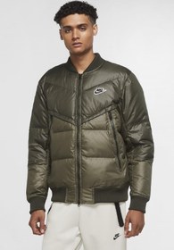 Resim Nike Sportswear Down-fill Windrunner Men's Sport Bomber Kaz Tüyü Haki Mont 