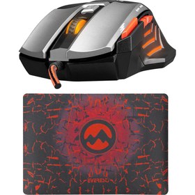 Resim Everest Sgm-x7 Pro 7200dpi Gaming Oyuncu Mouse + Mouse Pad Hediyeli 