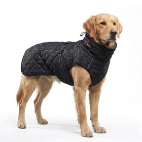 Resim Su Geçirme Reflektörlü Kışlık Köpek Montu - Sıcak Tutan Yelek Yağmurluk 52887 - Kırmızı / L 