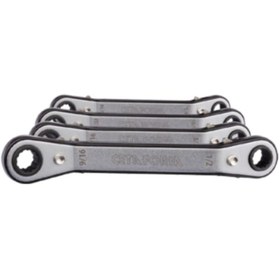 Resim CETA FORM 4 Parça Cırcırlı Yıldız Anahtar Takımı (EĞİK) - Sae 