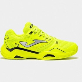 Resim Joma Master Erkek Neon Sarı Toprak Kort Tenis Ayakkabısı Tm100s2509c Sarı 