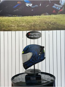 Resim MTS Full Face Kask MISION BLUE 
