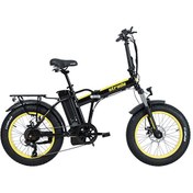 Resim E-Bro 20" 10.4 Ah 250 W Fat Bike Sarı Katlanabilir Elektrikli Bisiklet Strada