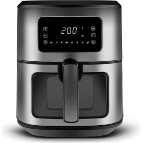 Resim Karaca Multifry Inox Xxl 6.5 Litre Dijital Cam Pencereli Airfryer 