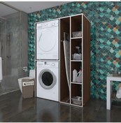 Resim Kenzlife Çamaşır-Kurutma Makinesi Dolabı Alyusha Cvz 180*120*60 B Çok Renkli 