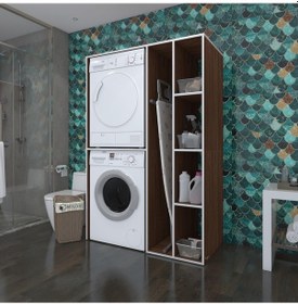 Resim Kenzlife Çamaşır-Kurutma Makinesi Dolabı Alyusha Cvz 180*120*60 B Çok Renkli 