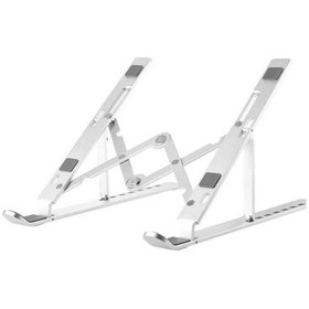 Resim Katlanabilir Ayarlı Dizüstü Laptop Standı Çok Renkli 