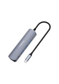 Resim Veggieg Type-c To Hdmı Type-c Pd 2 Usb 2.0 + Usb 3.0 Çoklayıcı Dönüştürücü Hub 