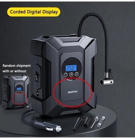 Resim Willowhaven Kablolu Dijital Göstergeli Çok Amaçlı Portatif Hava Kompresörü Pompası 