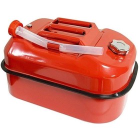 Resim Steweld Yatay Kırmızı Metal Benzin Bidonu 20 Litre Stw-20020 