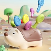 Resim 1 adet Çocuk Karikatür Tavşan Bulmaca Oyuncak, Sayı Eşleştirme Eğitici Depolama, ABS Plastik, Çocuklar için Erken Öğrenme Bağlantılı Eğlenceli Oyun 