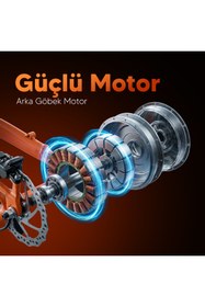 Resim Stradacycles E-Monster 20 Jant Katlanabilir Yüksek Torklu Elektrikli Bisiklet 