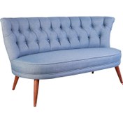 Resim Ze10 Design Richland Loveseat Ikili Kanape Indigo Mavi 