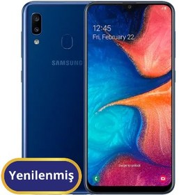 Resim Samsung A20 Yenilenmiş TR Garanti | 32 GB 3 GB Mavi 