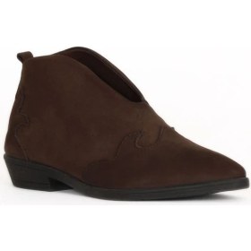 Resim Bueno Shoes Kahverengi Nubuk Kadın Topuklu Bot 01WD3601 01WD3601 