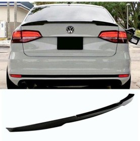 Resim VW JETTA BAGAJ ÜSTÜ SPOİLER SPOYLER 2011 - 2018 PARLAK SİYAH 
