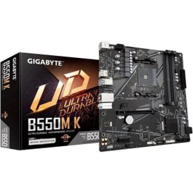 Resim MELFSHOP GIGABYTE B550M-K DDR4 HDMI-DP PCIE 4.0 AM4 mATX 