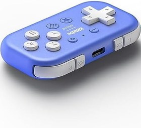 Resim 8Bitdo Micro Bluetooth Gamepad Pocket-sized Mini Controller for Switch, Android, and Raspberry Pi, Supports Keyboard Mode (Blue) 